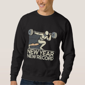 Nieuw Jaar, Nieuw Record Gym Workout T-shirt voor 