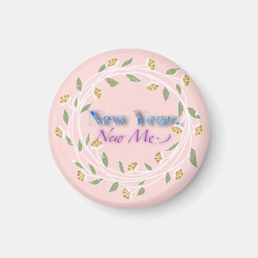 Nieuw jaar Nieuw-Zeeland Magneet (Voorkant)