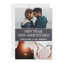 Nieuw jaar Nieuwe avonturen Foto Collage Wedding