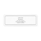 Nieuw Jaar Nieuwe Avonturen | Witte Retouradres Etiket (Voorkant)