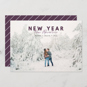 Nieuw jaar nieuwe avontuurfoto