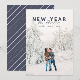 Nieuw jaar nieuwe avontuurlijke fotokaart