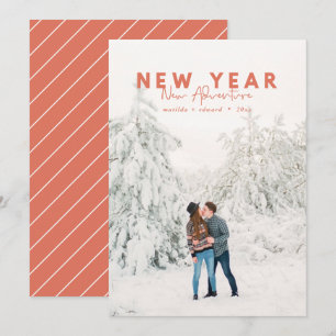 Nieuw jaar nieuwe avontuurlijke fotokaart