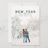 Nieuw jaar nieuwe avontuurlijke fotokaart (Voorkant)