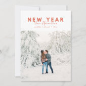 Nieuw jaar nieuwe avontuurlijke fotokaart (Voorkant)