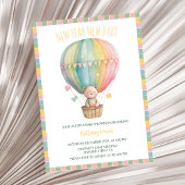 Nieuw Jaar Nieuwe Baby Teddy Bear Baby shower Kaart