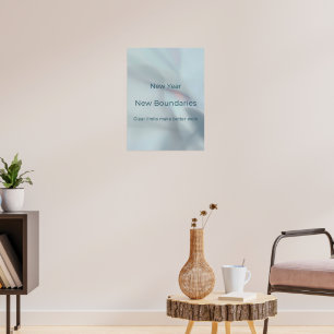 NIEUW JAAR, NIEUWE GRENSEN POSTER