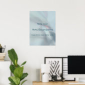 NIEUW JAAR, NIEUWE GRENSEN POSTER (Thuiskantoor)