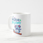 Nieuw jaar nieuwe hoop koala koffiemok (Voorkant links)