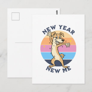 Nieuw Jaar Nieuwe Ik Briefkaart