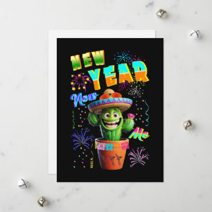 Nieuw Jaar Nieuwe Ik Feestdagenkaart