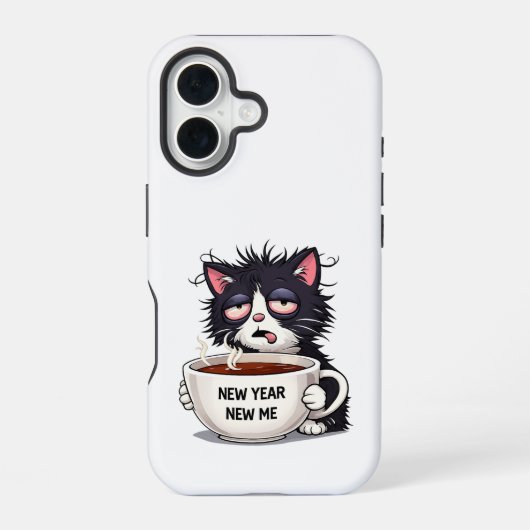 nieuw jaar, nieuwe ik iPhone 16 hoesje (Achterkant)