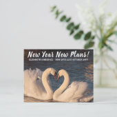 Nieuw Jaar Nieuwe Planning Wijzig Datum BUDGET Fot Briefkaart (Staand voorkant)