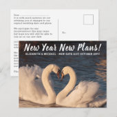 Nieuw Jaar Nieuwe Planning Wijzig Datum BUDGET Fot Briefkaart (Voorkant / Achterkant)