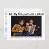 Nieuw Jaar Nieuwe Planning Wijzig Datum BUDGET Fot Briefkaart (Voorkant / Achterkant)