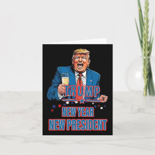 Nieuw Jaar Nieuwe President Funny Trump 2025 Neem  Kaart
