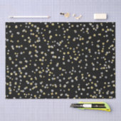 nieuw jaar oud gouden zilveren stippen tissuepapier (Craft)