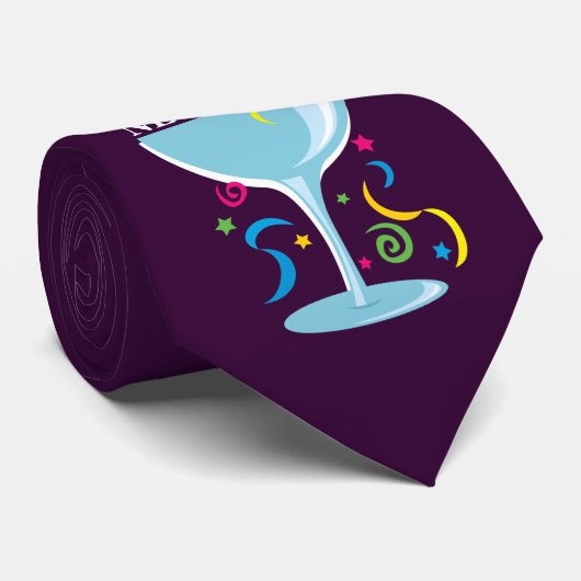 Nieuw jaar oud Stropdas (Opgerold)