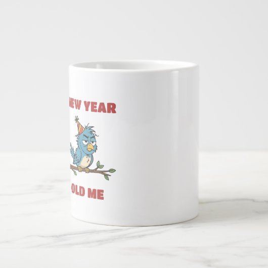 Nieuw jaar, oude ik grote koffiekop (Voorkant)