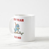 Nieuw jaar, oude ik koffiemok (Voorkant links)