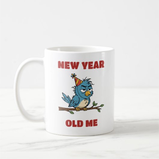 Nieuw jaar, oude ik koffiemok (Links)