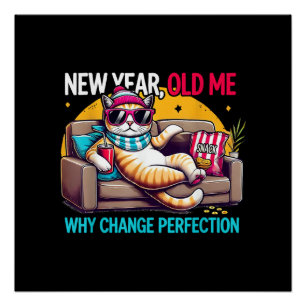 Nieuw Jaar Oude Ik Waarom Veranderen Perfectie Gra Perfect Poster