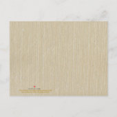 Nieuw jaar P van het schilderen van de buffelkok v Uitnodiging Briefkaart (Achterkant)