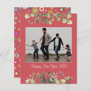 Nieuw jaar papieren blad