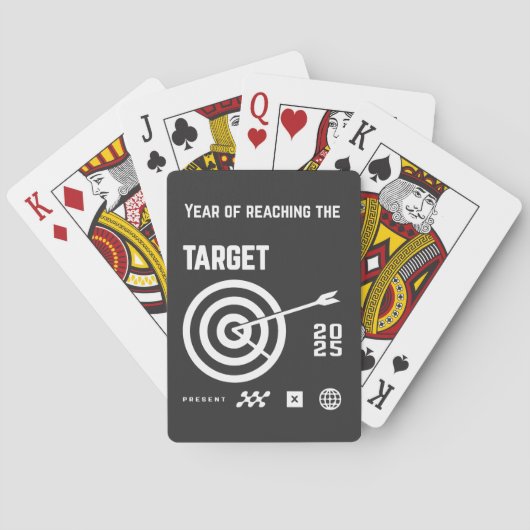 nieuw jaar pokerkaarten (Achterkant)