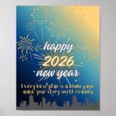 nieuw jaar poster (Voorkant)