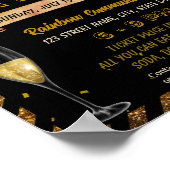 Nieuw Jaar Raffle evenement sjabloon Poster (Hoek)