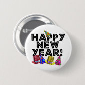 NIEUW JAAR! RONDE BUTTON 5,7 CM (Voorkant /achterkant)