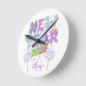 nieuw jaar ronde klok (Hoek)