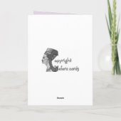 Nieuw jaar 's dag feestdagen kaart (Achterkant)