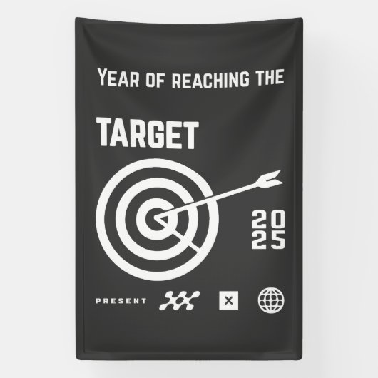 nieuw jaar spandoek (Verticaal)