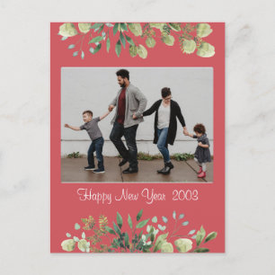 Nieuw jaar standaard Briefkaart