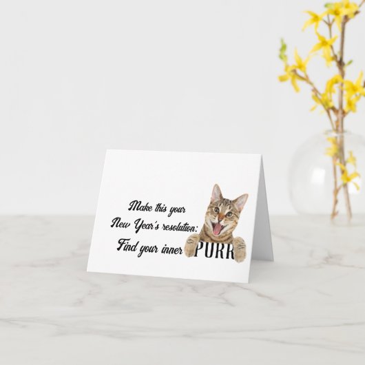 Nieuw jaar tablet kaart (Gele Bloem)