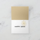 Nieuw jaar tablet kaart (Binnen)