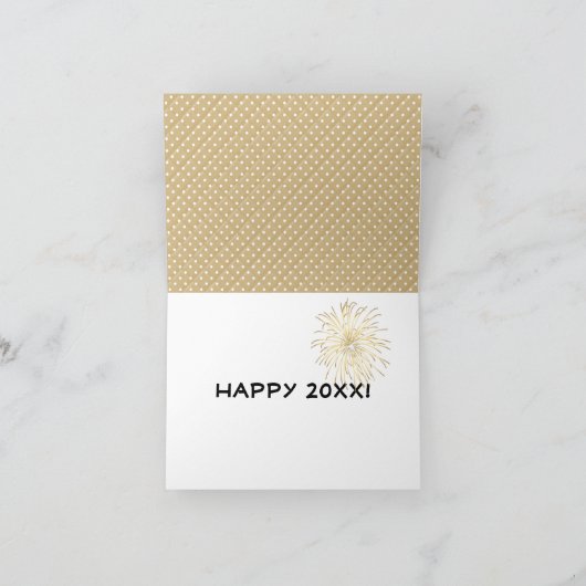 Nieuw jaar tablet kaart (Binnen)