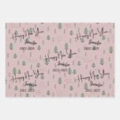 Nieuw jaar van Cute Rainbow Eucalyptus & Leaves Pa Inpakpapier Vel (Voorkant 3)