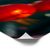 Nieuw jaar van de Chinese lampions Perfect Poster (Hoek)