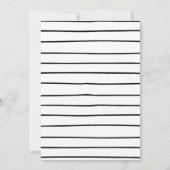 NIEUW JAAR VAN DE EVE PARTIJINVITATIE | String Lig Kaart (Achterkant)