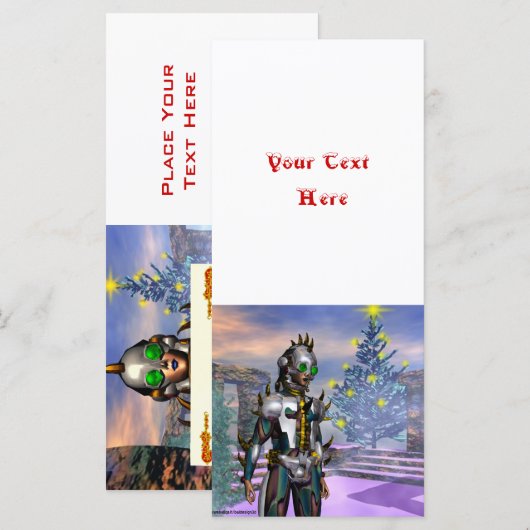 NIEUW JAAR VAN EEN CYBORG (Voorkant / Achterkant)