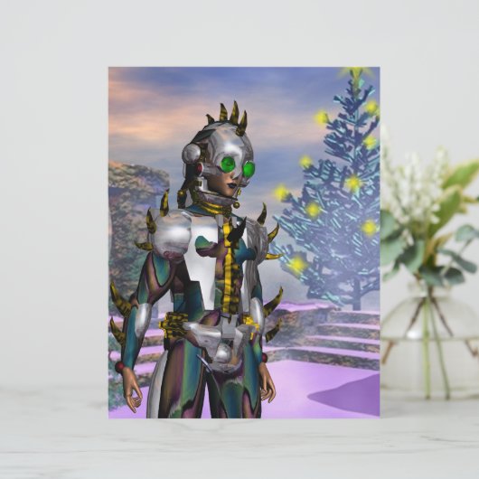 NIEUW JAAR VAN EEN CYBORG (Staand voorkant)