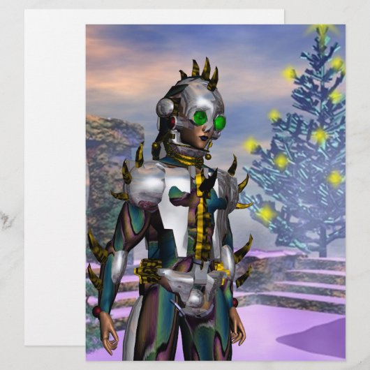 NIEUW JAAR VAN EEN CYBORG (Voorkant / Achterkant)