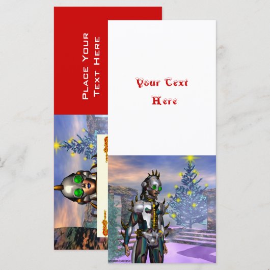 NIEUW JAAR VAN EEN CYBORG (Voorkant / Achterkant)