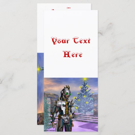 NIEUW JAAR VAN EEN CYBORG (Voorkant / Achterkant)