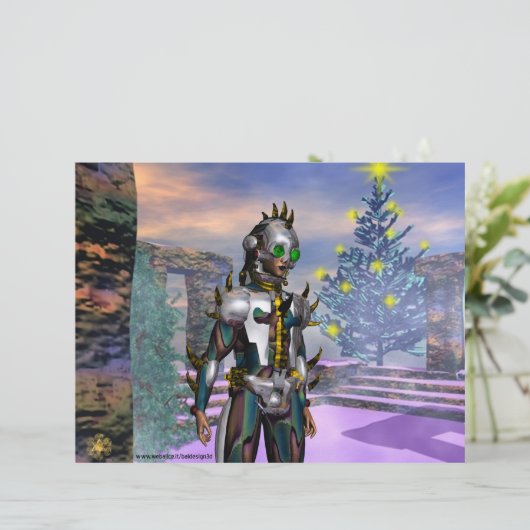 NIEUW JAAR VAN EEN CYBORG (Staand voorkant)