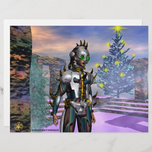 NIEUW JAAR VAN EEN CYBORG (Voorkant / Achterkant)