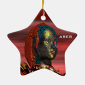 NIEUW JAAR VAN EEN CYBORG / ARES KERAMISCH ORNAMENT (Achterkant)